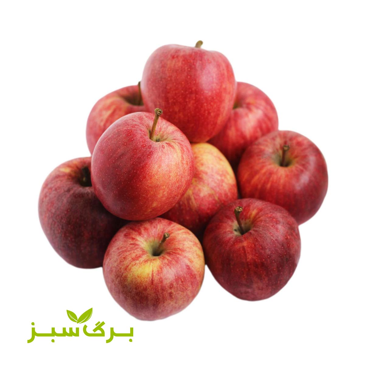 سیب قرمز برگ سبز (وزن انتخاب کنید)